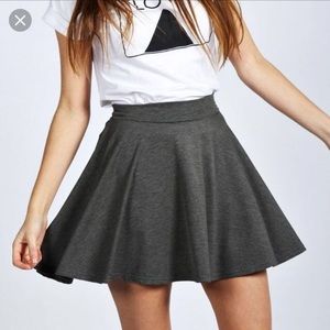 Grey skater skirt